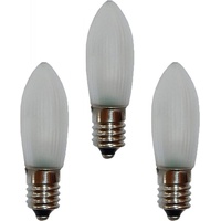 Hellum LED-Riffelkerze E10 8-55 V / 0,1-0,3 W matt