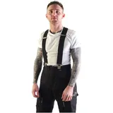 Viper A107 Schutz Kleidung Hose Feste Elastische Hosenträger, Schwarz