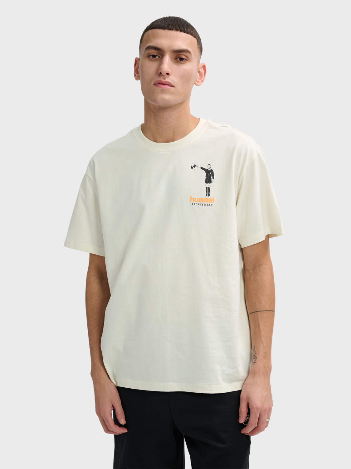 Hmllgc Floyd Boxy T-shirt - Beige - L