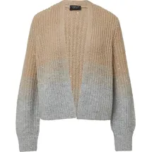 s.Oliver Grobstrickjacke grau/beige XL