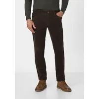REDPOINT MILTON Regular Fit Cordhose Braun W46/L30