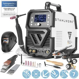 STAHLWERK Schweißgerät AC/DC WIG 200 ST Digital Vollausstattung 200 A, WIG & MMA