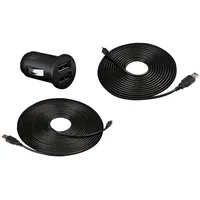 Transcend TS-DPL3 - Auto-Netzteil - 2.4 A - 2 Ausgabeanschlussstellen (2 x USB)