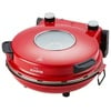 Schäfer Pizzamaker 32cm mit Zubehör Express Pizzaofen 1200W Keramiksteinplatte 360-400oC (rot)