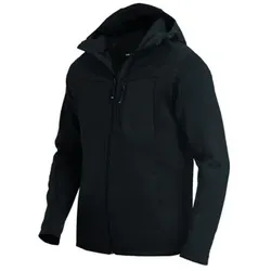 Wetter- und Kälteschutz-Softshelljacke MAXIMILIAN, schwarz, Größe L - schwarz - L