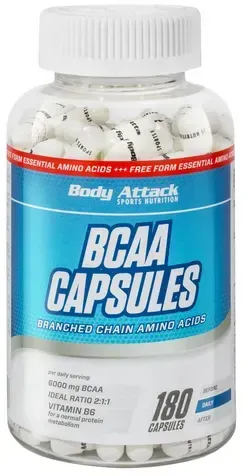 Body Attack BCAA 180 Capsules