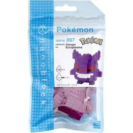 Nanoblock NBPM007 Pokemon Gengar, Colourful, Bandai