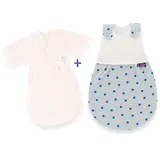 Träumeland Babyschlafsack 3tlg. Set LIEBMICH, Design Sternentraum blau (3 tlg) blau 50/56