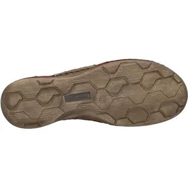 Josef Seibel Fergey 70,Weite G (Normal),Wechselfußbett,Halbschuhe,Slides,Schlupfschuhe,schluepfschuhe,Loafer,rot,39 EU | 39