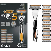 BIC Hybrid 5 Flex Rasierer + 10 Klingen