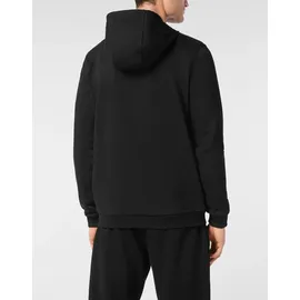 Plein Sport Tiger Kapuzensweatjacke Herren Schwarz 4XL