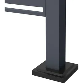 DEGAMO Mülltonnenbox Lübeck 80 x 120 cm grau