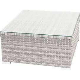 MCW Busto/Brescia Polyrattan Lounge-Set grau/creme
