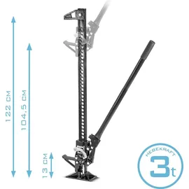 STAHLWERK Wagenheber Stahl 104 cm schwarz
