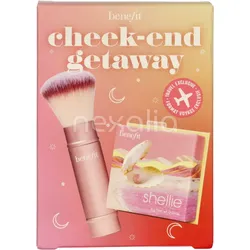 Benefit Cheek-End Getaway Set Shellie Blush 6gr/Multitasking Brush 6 g