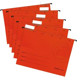 Herlitz Hefter Hängemappe 230g/qm rot