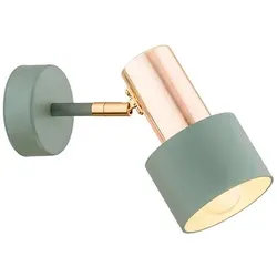 Euluna - Destin Wandleuchte Messing /Grün