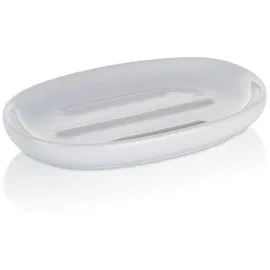 Kela Seifenschale Isabella Keramik weiß 13,5x8,5x2,0cm
