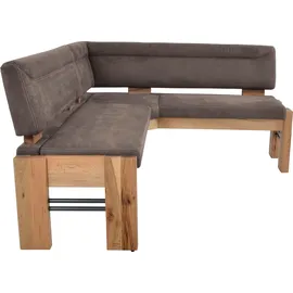 K+W Komfort & Wohnen Eckbank Floyd Braun 90 x 63 x 0 cm
