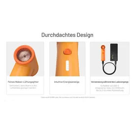 Nitecore NEF Nano Mini-Handventilator 0 cm Ventilator Weiß