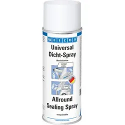 WEICON Universal Dicht-Spray, sprühbarer Kunststoff zum Abdichten, 400 ml, weiß
