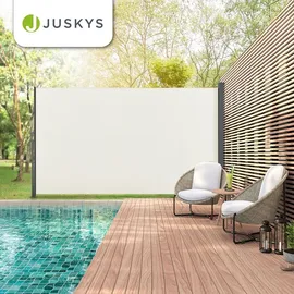 Juskys Seitenmarkise Dubai 180 x 300 cm Beige