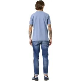 GARCIA Basic T-Shirt Blau L