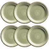 Mäser Dessertteller 19,5 cm Olivgrün 6er Set