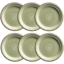 Mäser Dessertteller 19,5 cm Olivgrün 6er Set