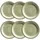 Mäser Dessertteller 19,5 cm Olivgrün 6er Set