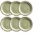 Mäser Dessertteller 19,5 cm Olivgrün 6er Set