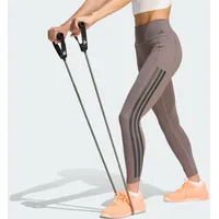 adidas Optime Workout 3-Streifen 7/8 Leggings Charcoal L