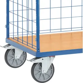 FETRA Paketwagen 8583-1 Drahtgitterwänden - Tragkraft 600kg TPE-Reifen