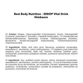 Best Body Nutrition Low Carb Vital Drink Himbeere 1000 ml