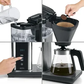 BEEM 02275 Kaffeemaschine schwarz/silber
