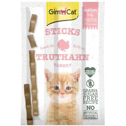 GIMCAT Kätzchen Sticks Kabanosy mit Pute und Kalzium 3x3g