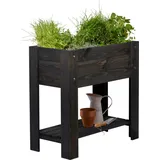Dobar Urban Hochbeet 80,3 x 40 x 74,8 cm Anthrazit