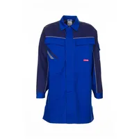 Planam Highline Arbeitsmantel, kornblau/marine/zink