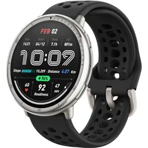Amazfit Active 2 schwarzes Sport-Silikon