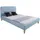 Homestyle4u Polsterbett 140 x 200 cm Blau
