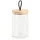 Zeller Vorratsglas mit Bambusdeckel 1100 ml