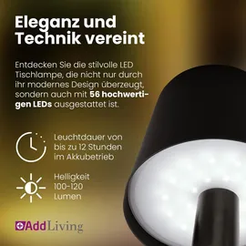 AddLiving Bottle Light Schwarz