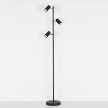 GLOBO Stehlampe 3-flg. 154,0 cm schwarz