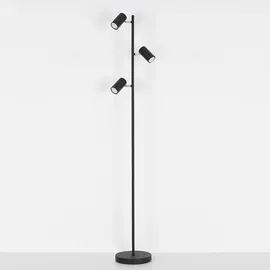 GLOBO Stehlampe 3-flg. 154,0 cm schwarz