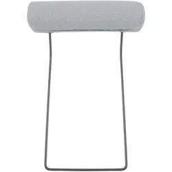 Kopfstütze HOME AFFAIRE "Arellano", grau (gray), B:55cm H:75cm T:22cm, 100% Polyester, Polsterauflagen, ideale Ergänzung zum Sofa, Webstoff fein