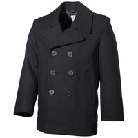 Max Fuchs Pea Coat - Marine Mantel schwarz S-XXL XL - XL