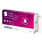 satino prestige Toilettenpapier Kamille, 3-lagig, = 64 Rollen weiß