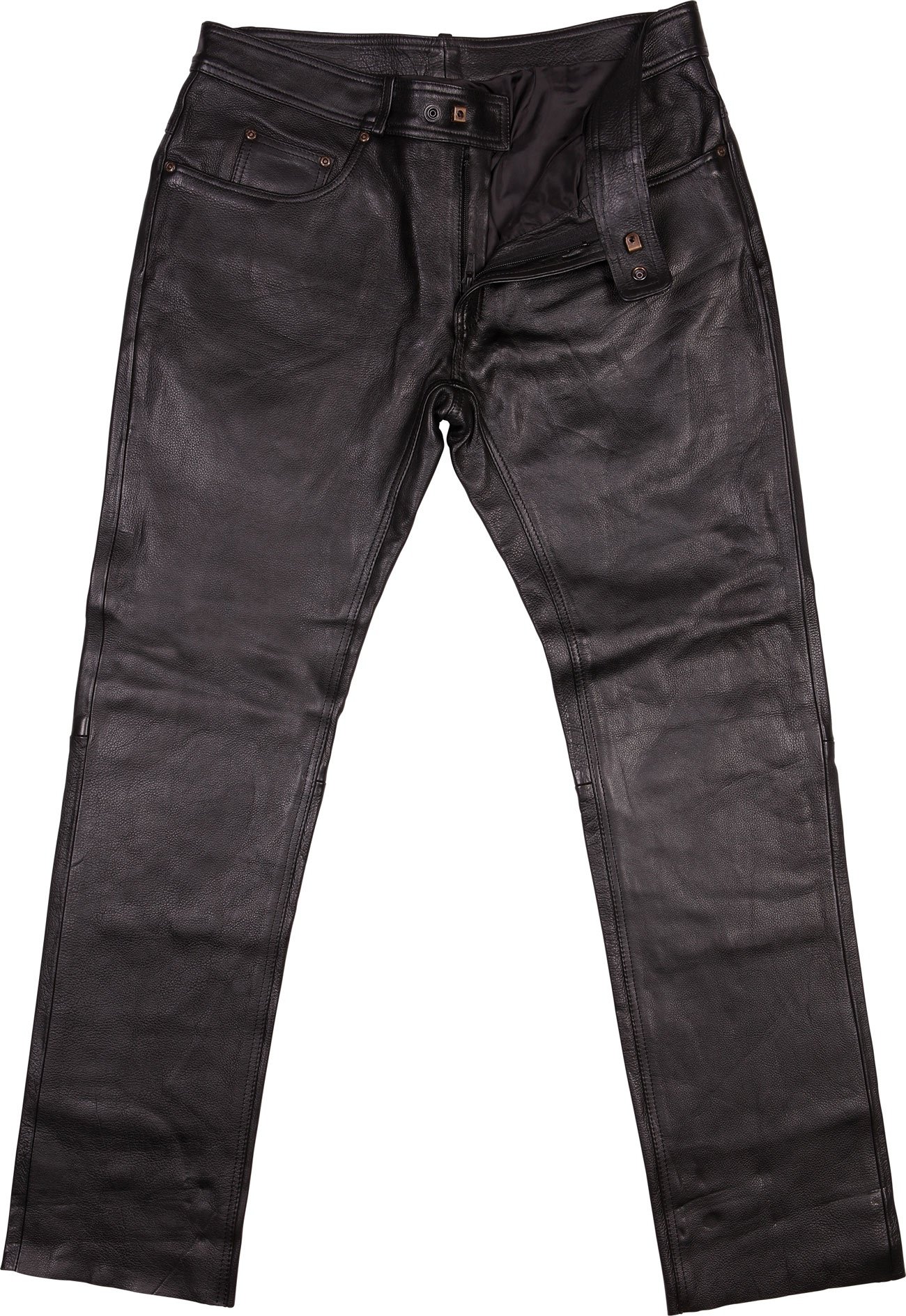 Modeka Ryley, Lederjeans - Schwarz - 52