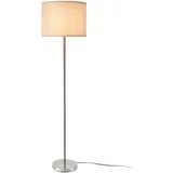 lux.pro Stehleuchte Tamworth Silber Textil [ lux.pro