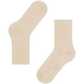 Falke Damen Socken Active Breeze - Uni, Rollbündchen, Lyocell Faser Creme 35-38